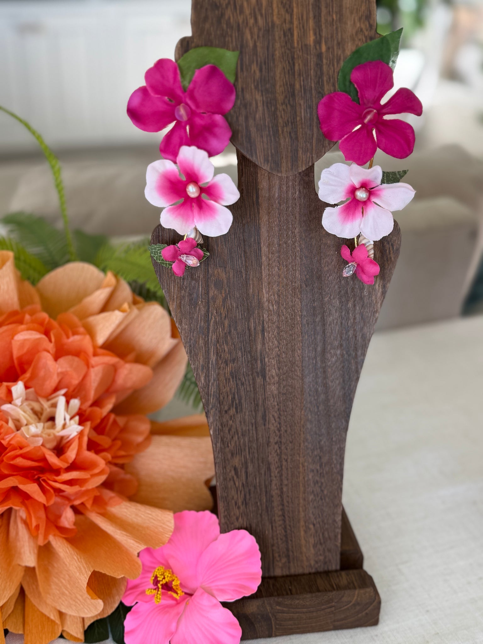 Bloom- 3 Flowers, add Shell -Magenta