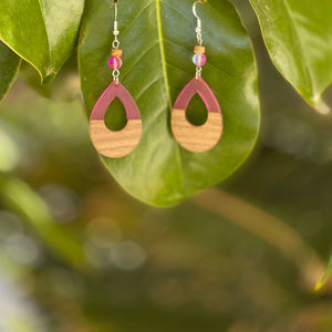 Orchid Woodie Teardrops