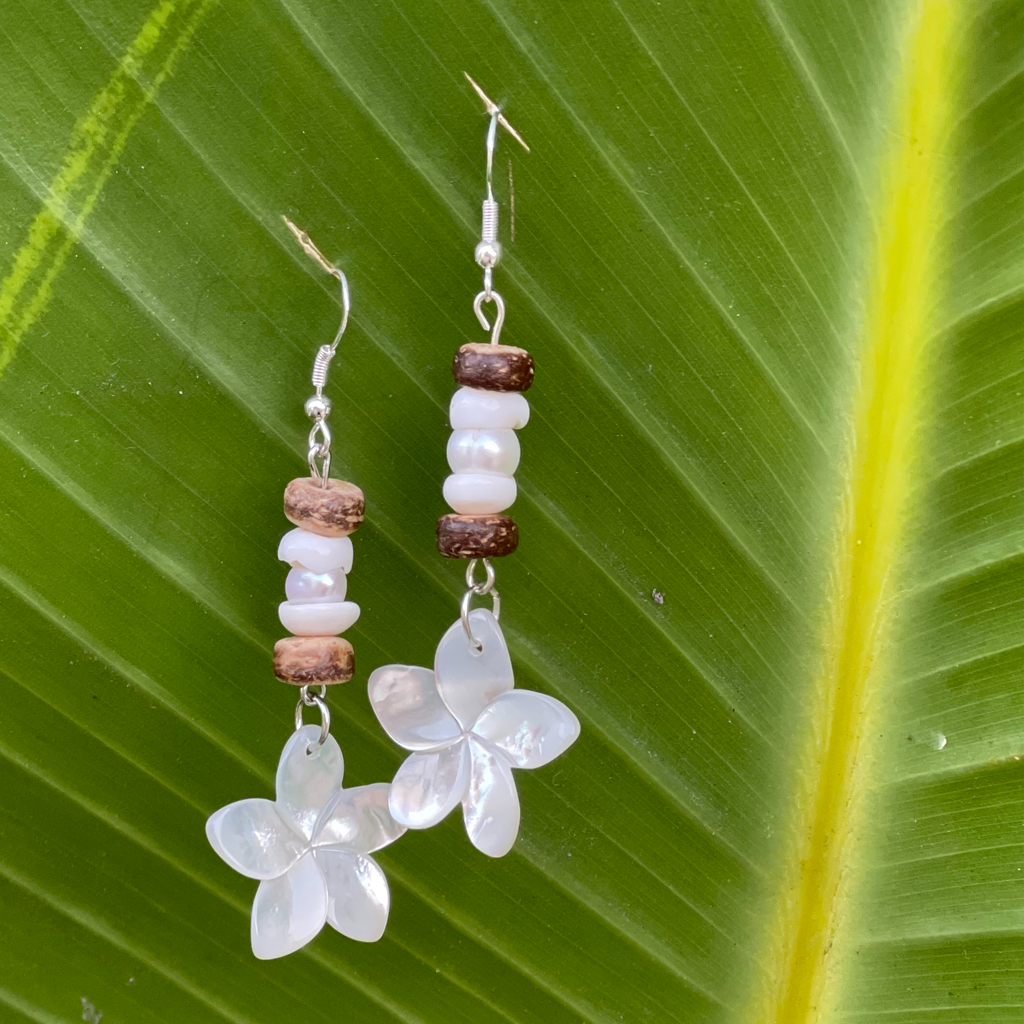 MOP Flower Earrings