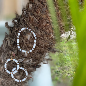 Coco Striped Earrings & Bracelet