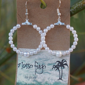 Lil Pearl Hoops