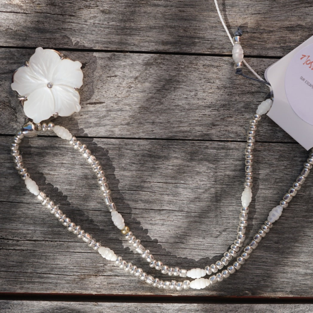 MOP Flower Necklace