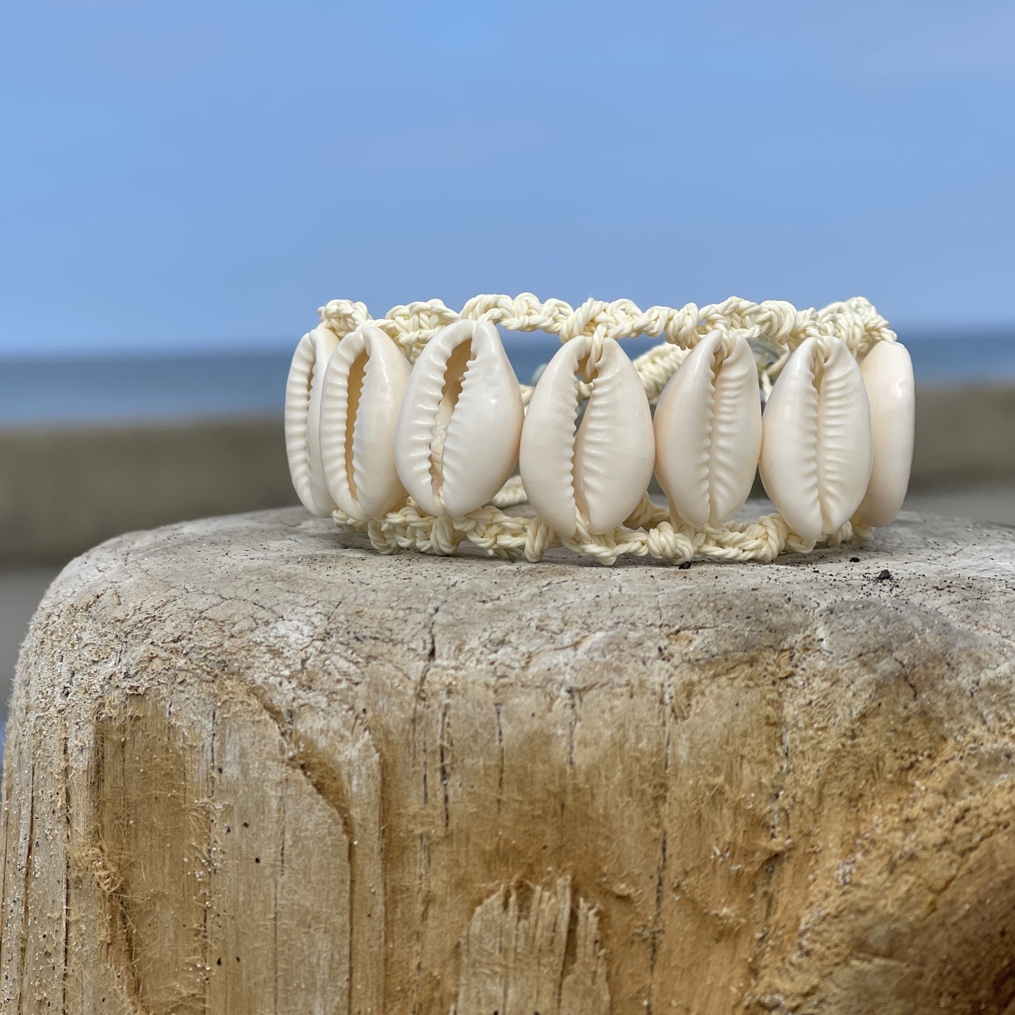 Double Cowrie Bracelet