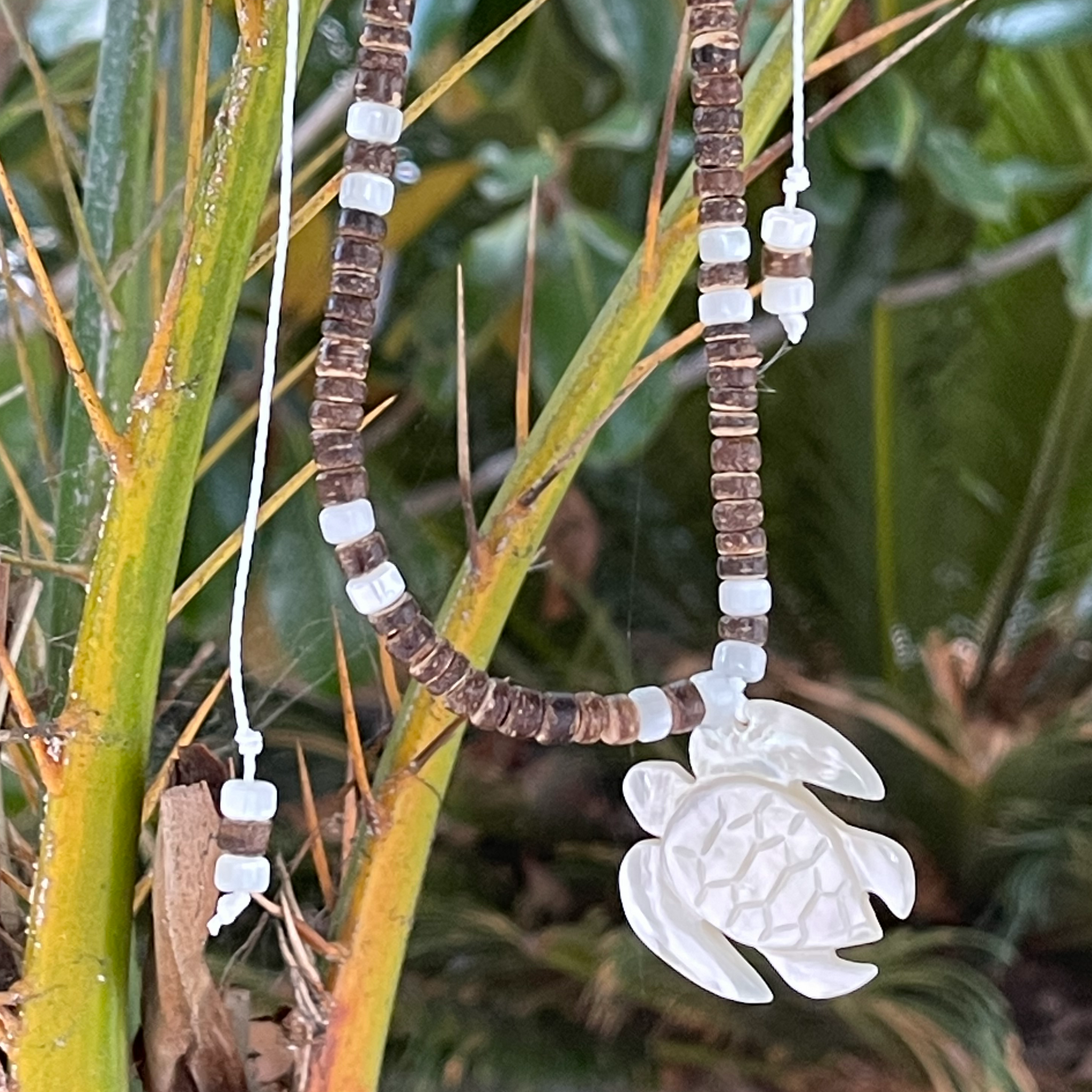 MOP Turtle Necklace