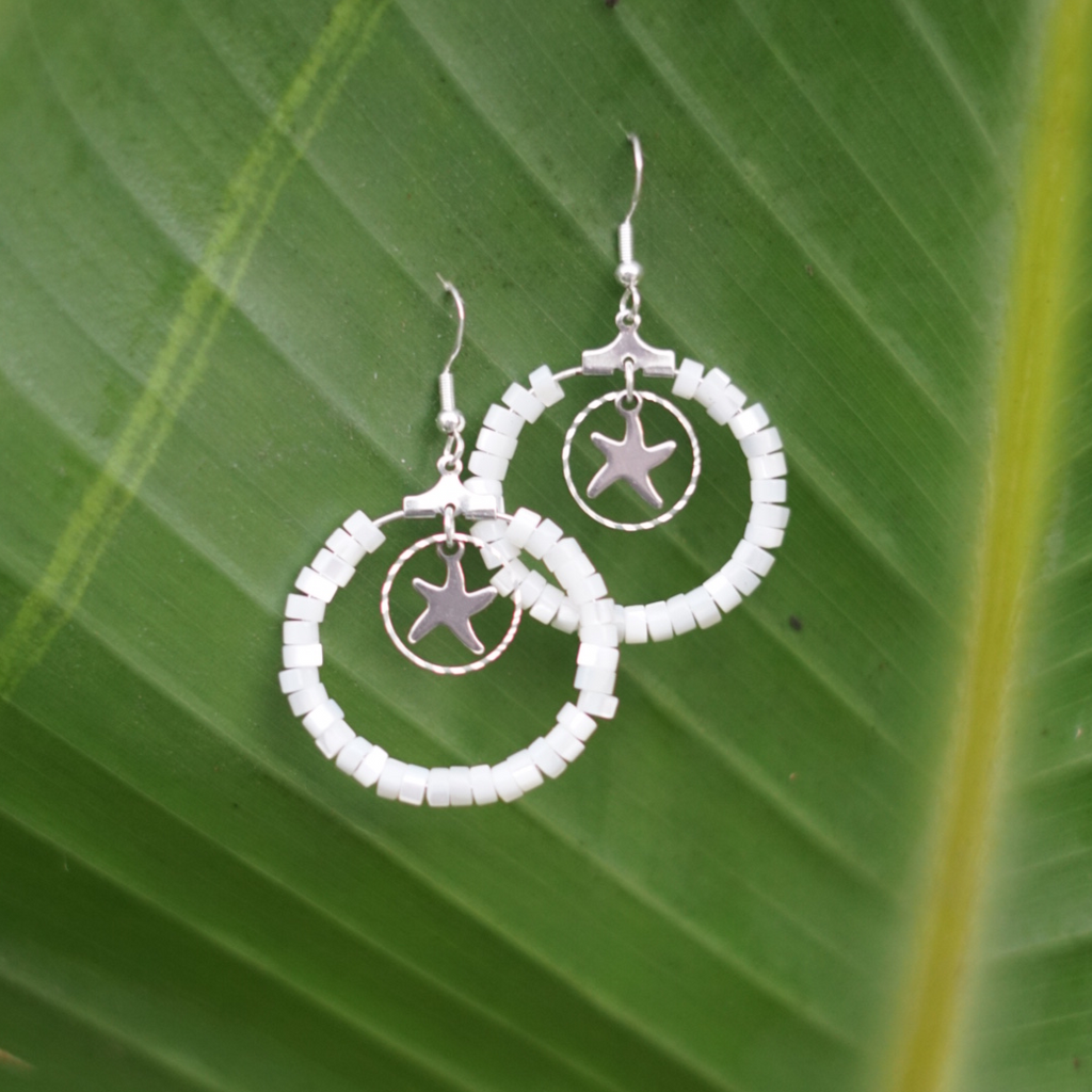 Medium Star Hoops