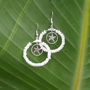 Medium Star Hoops