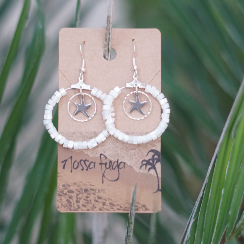 Medium Star Hoops
