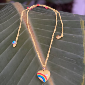 Retro Heart Necklace