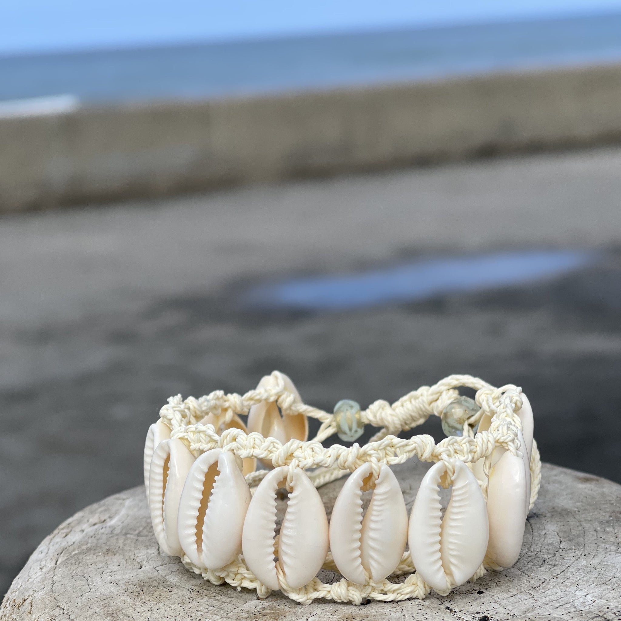 Double Cowrie Bracelet