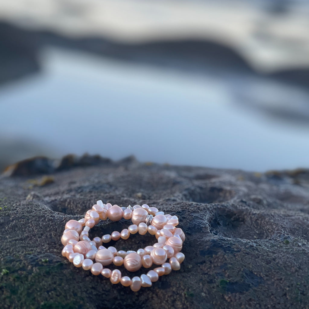 Peachy Blush Arm Stack