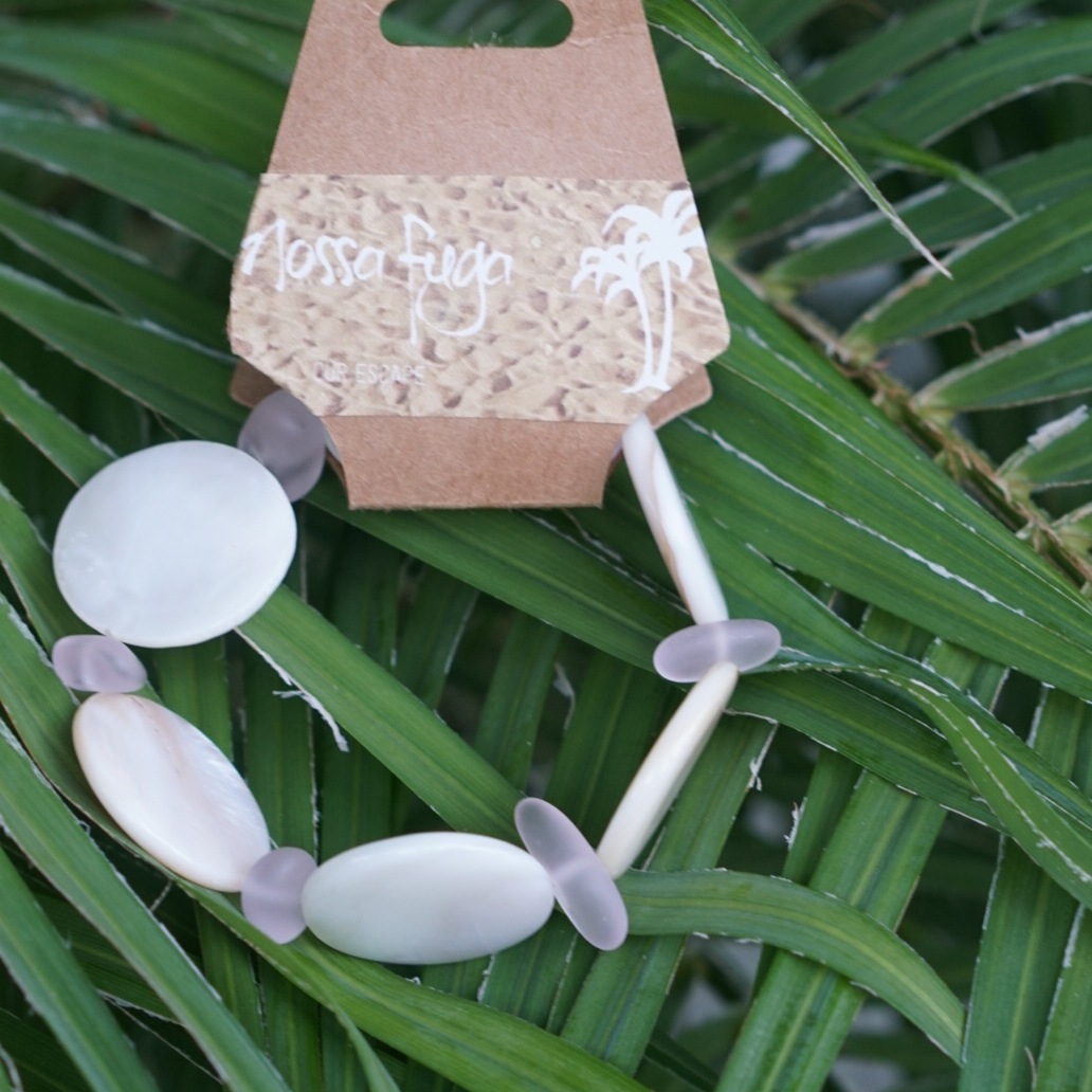 White Dot Bracelet