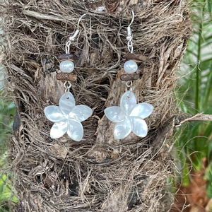 MOP Flower Earrings