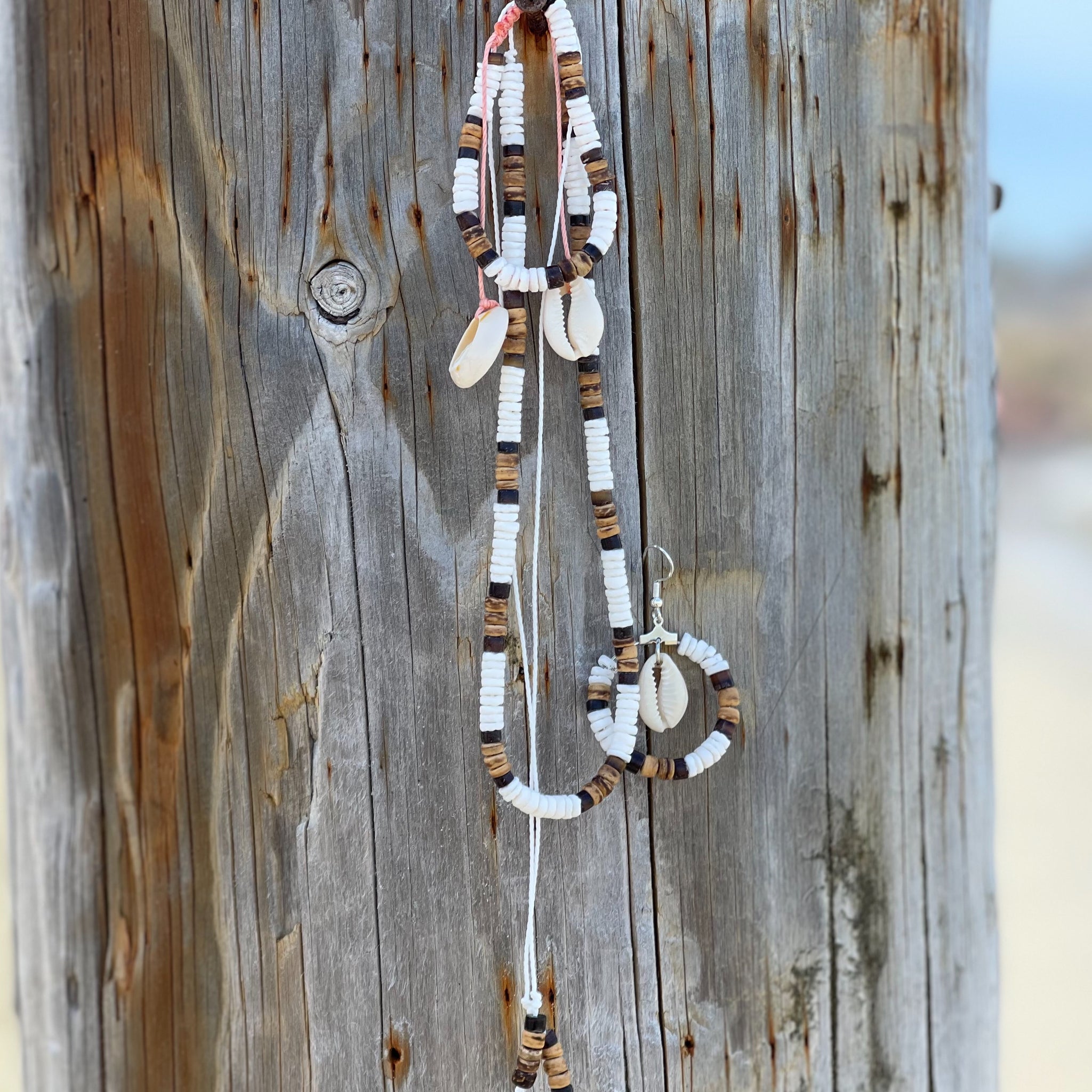Reverse Coco Striped Necklace/Earrings/Bracelet/Anklet