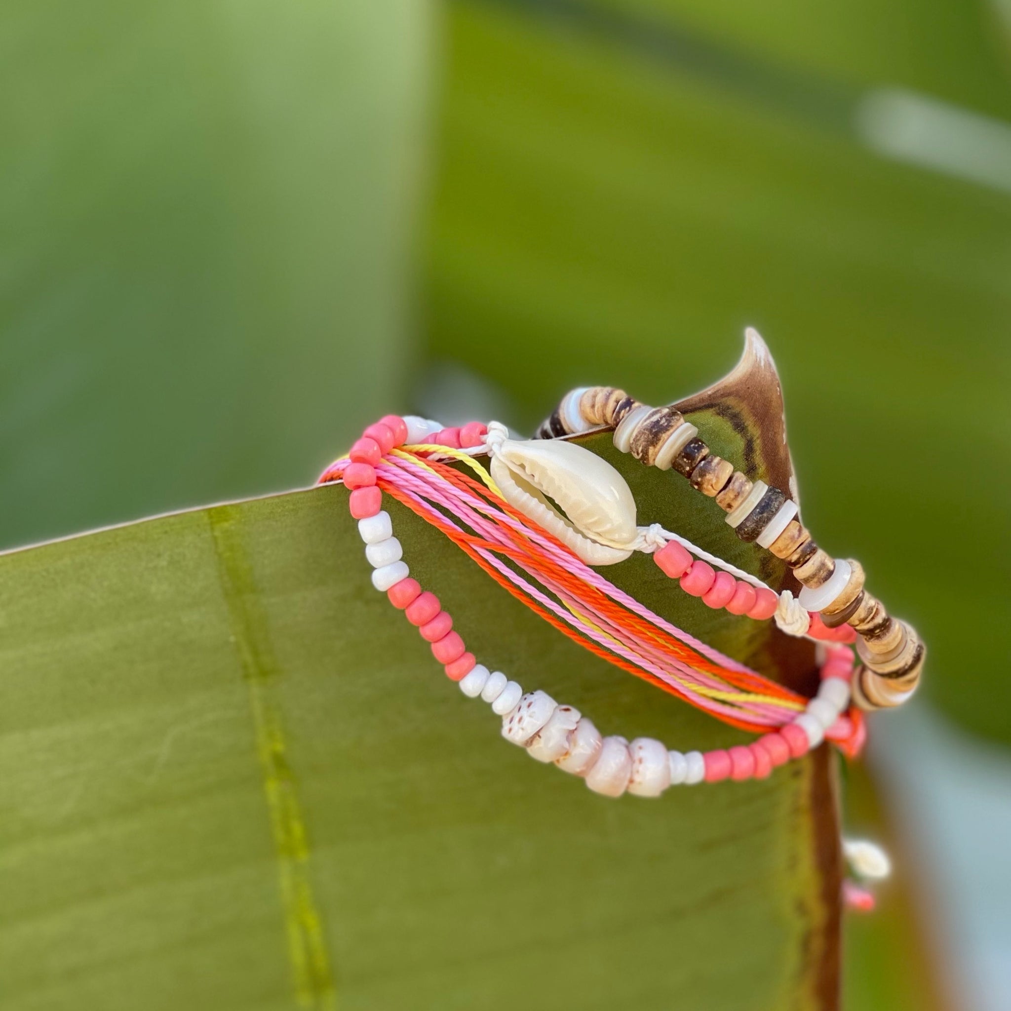 Bird of Paradise Bracelet Stack