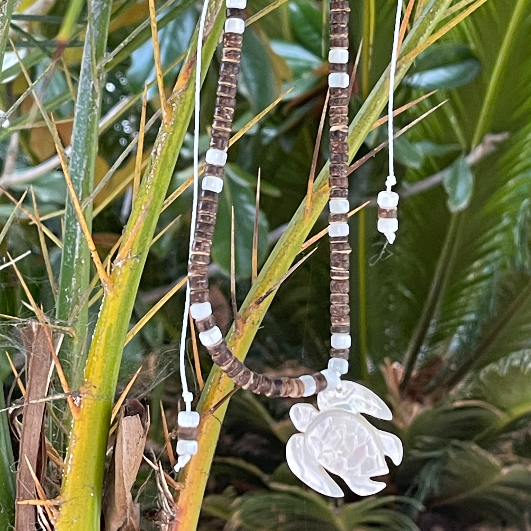 MOP Turtle Necklace