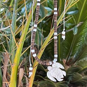 MOP Turtle Necklace