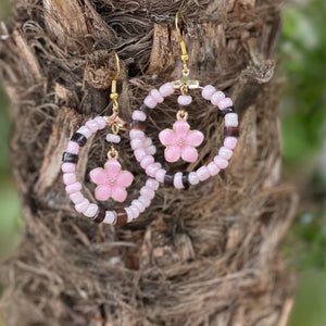 PInk Hibiscus Hula Hoops