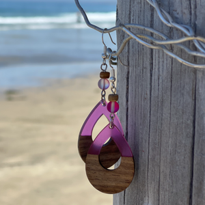 Orchid Woodie Teardrops