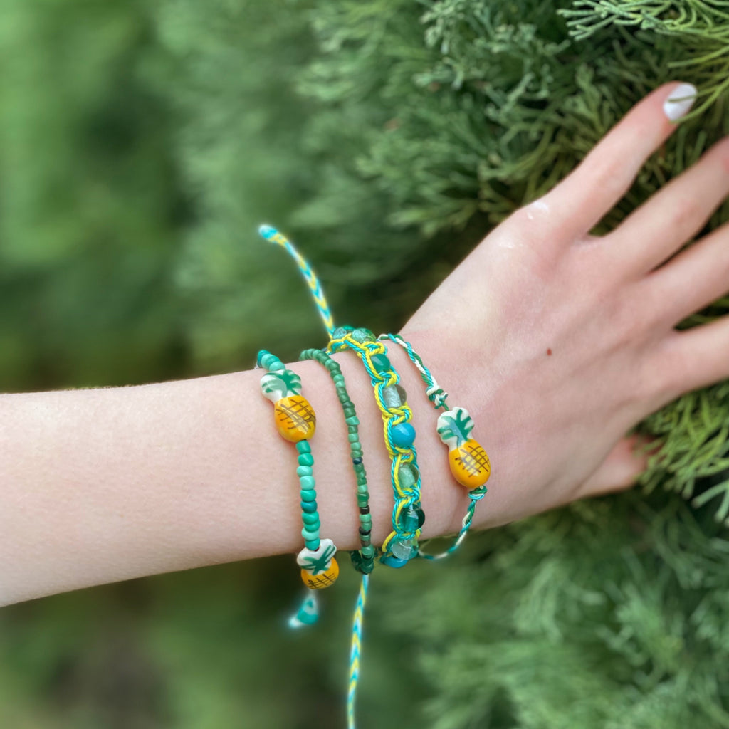 Pineapple Bracelet Stack