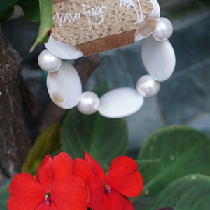White Dot Bracelet