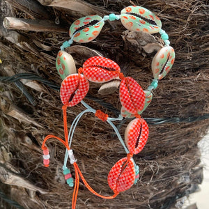 Patterned Cowrie Shell Bracelet/Anklet/Necklace
