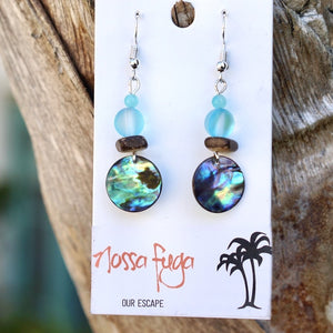 Shell Coin Earrings
