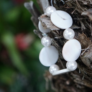 White Dot Bracelet