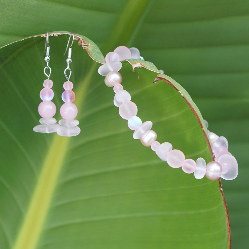 Pink Pebbles Earrings
