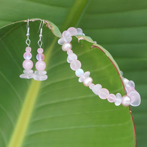 Pink Pebbles Earrings
