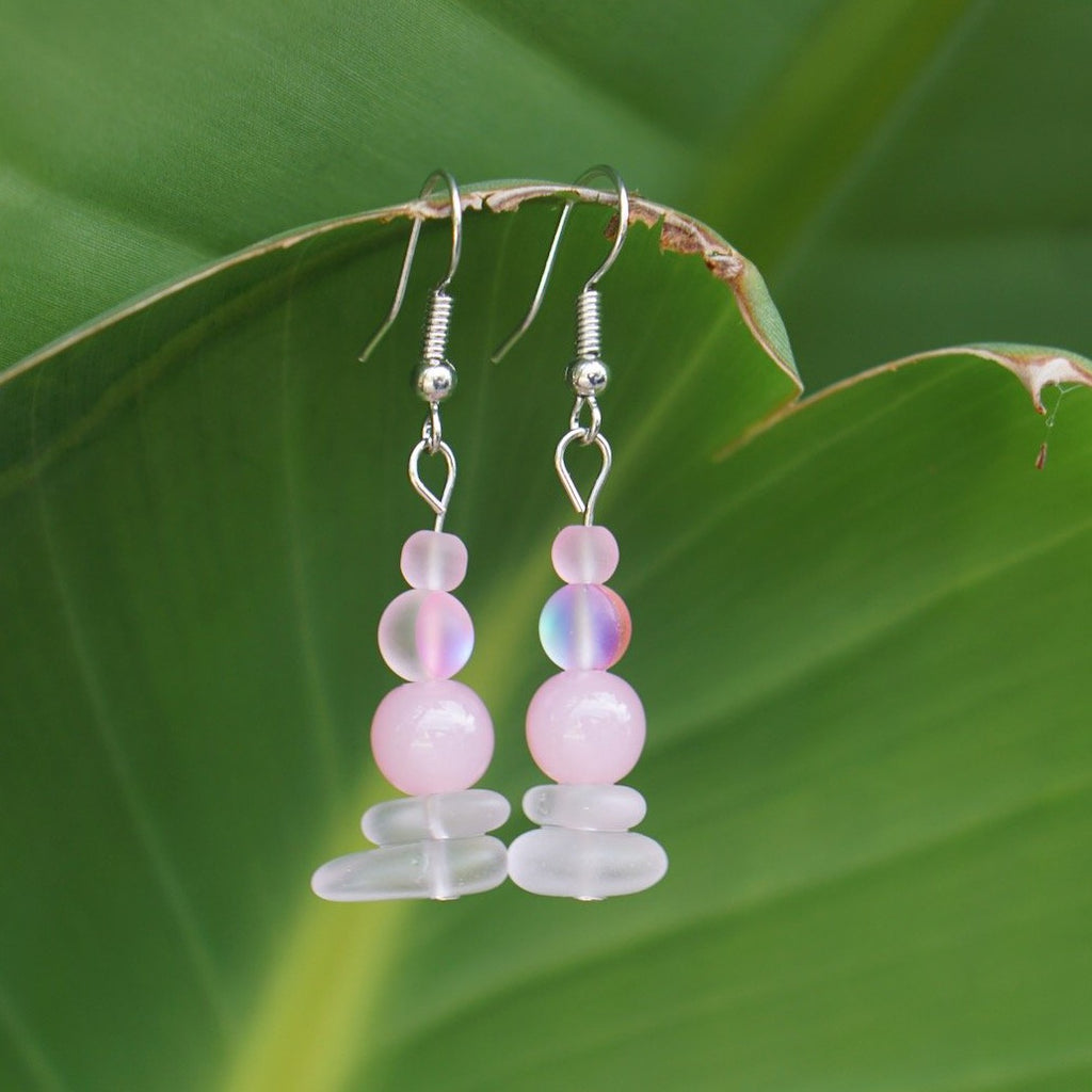 Pink Pebbles Earrings