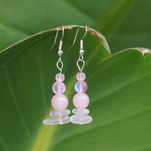 Pink Pebbles Earrings