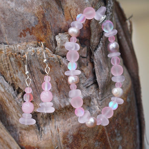 Pink Pebbles Earrings