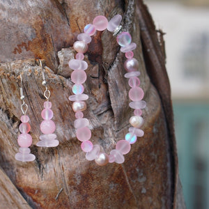 Pink Pebbles Earrings