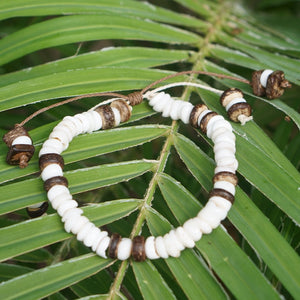 Coco Striped & Shell Necklace, Bracelet, Anklet