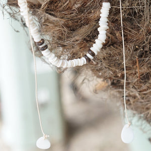 Coco Striped & Shell Necklace, Bracelet, Anklet