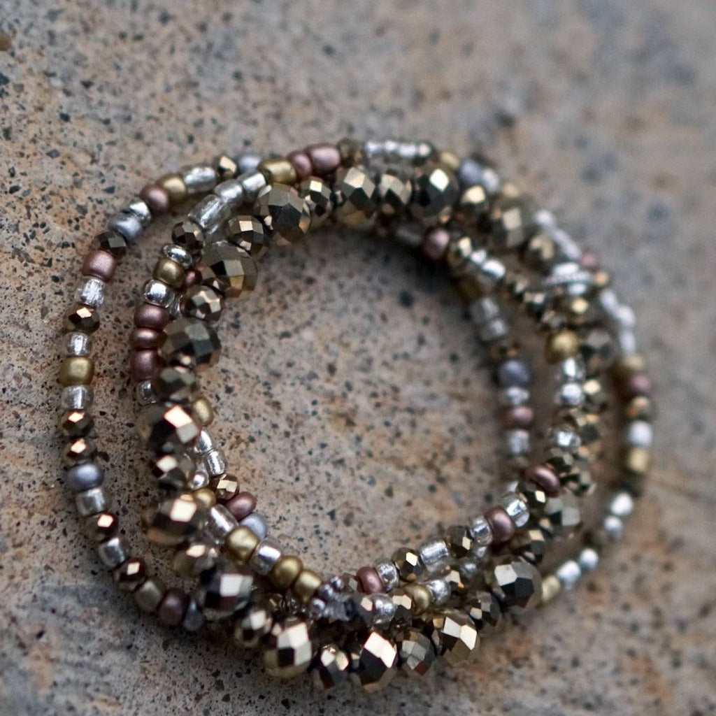 Sparkling Sands Wrap Bracelet