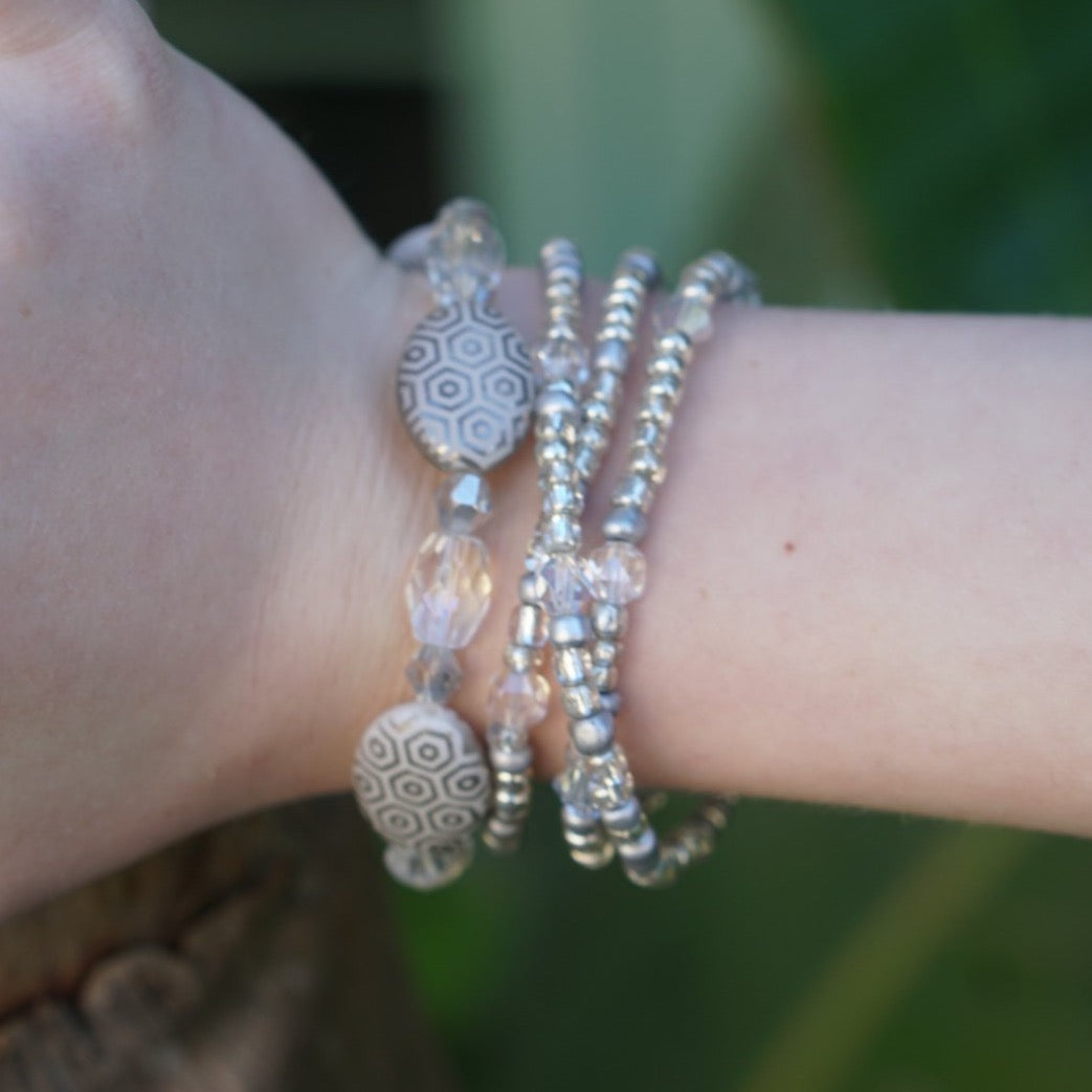 Silver Sands Wrap Bracelet