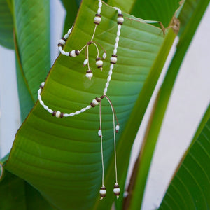 Rice Bead Necklace & Bracelet