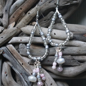 Silver Sands Teardrop Earrings