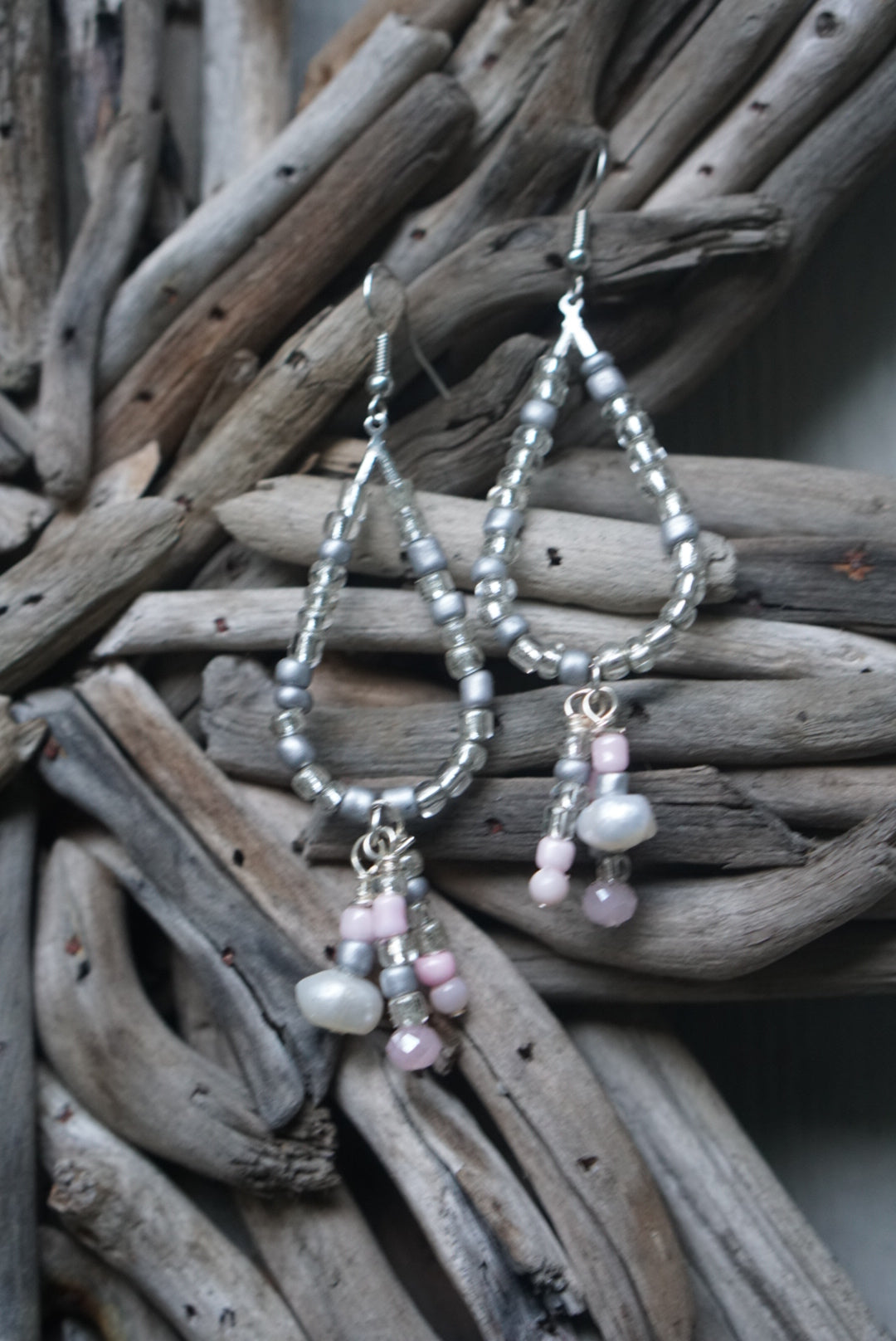 Silver Sands Teardrop Earrings