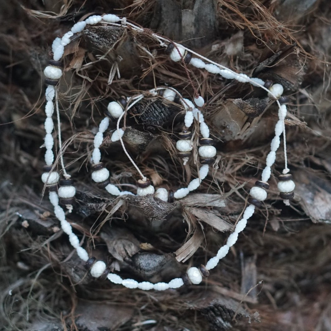 Rice Bead Necklace & Bracelet