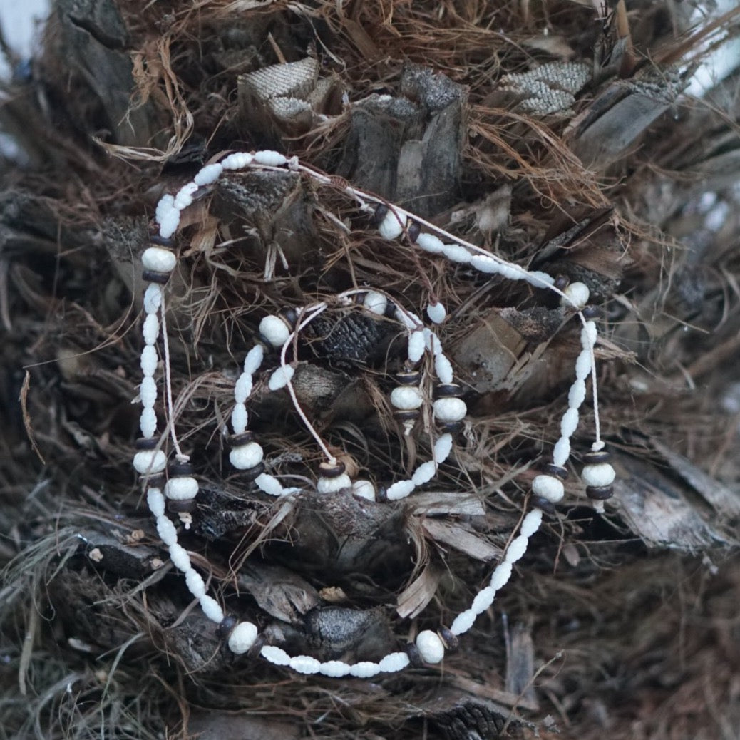Rice Bead Necklace & Bracelet