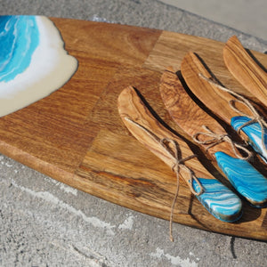 Olive Wood Cheese Spreader
