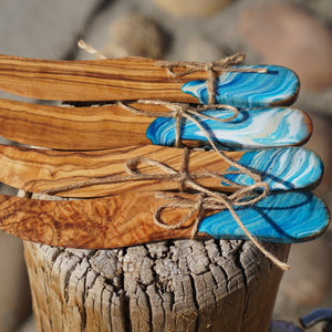 Olive Wood Cheese Spreader