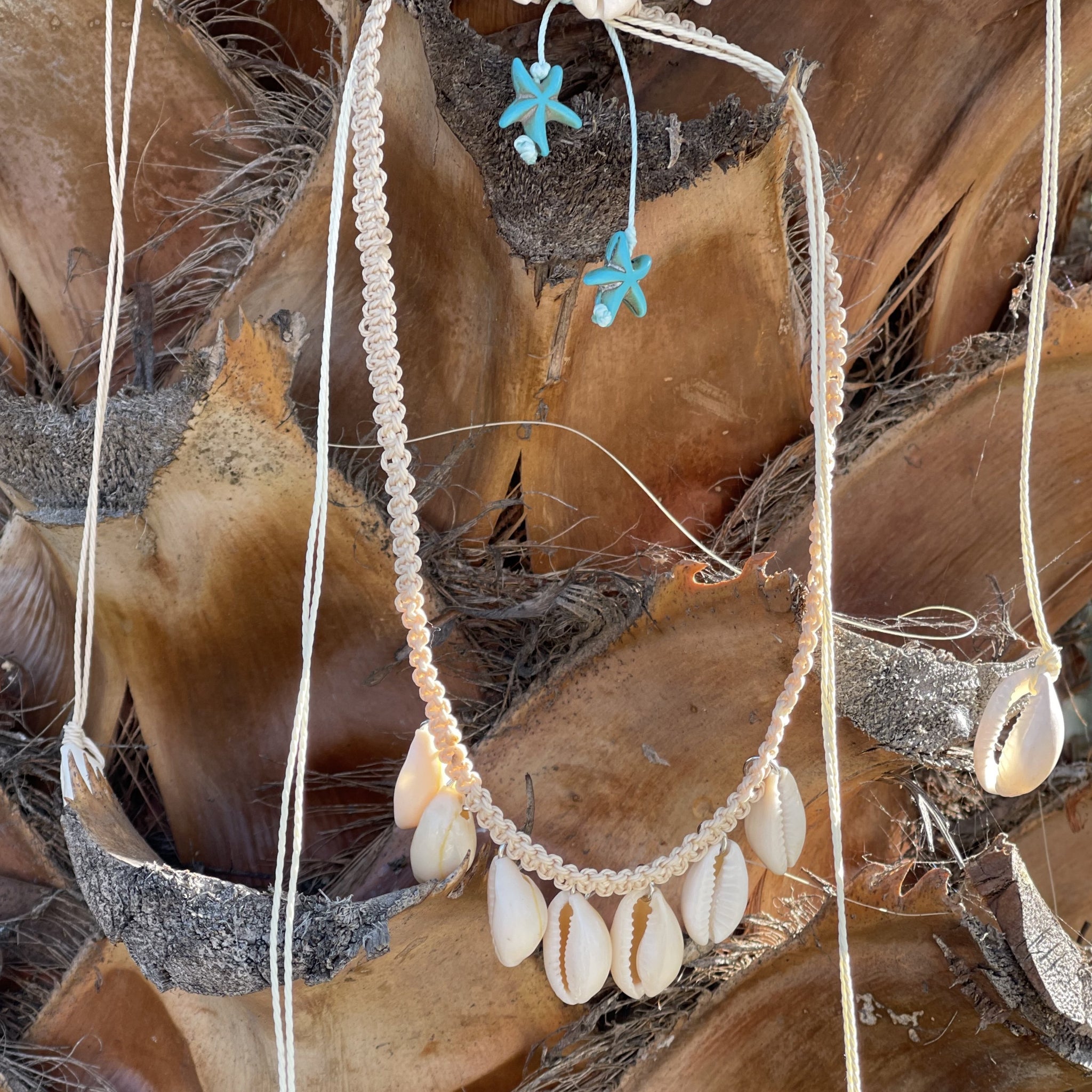 Cowrie Shell Dangle Necklaces