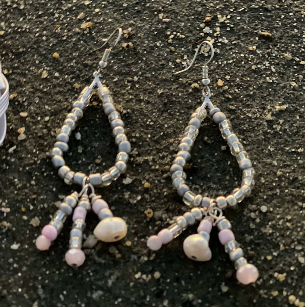 Silver Sands Teardrop Earrings