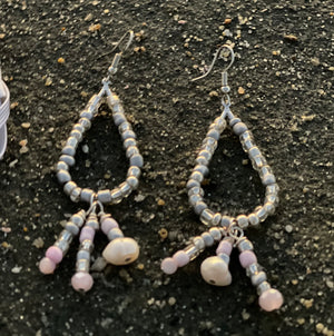 Silver Sands Teardrop Earrings