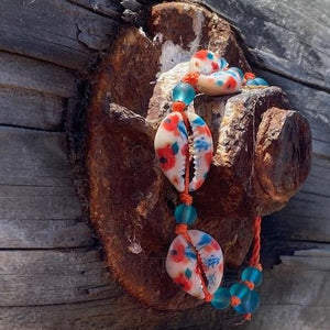 Patterned Cowrie Shell Bracelet/Anklet/Necklace
