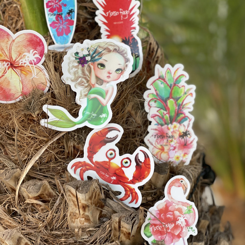 Beachy Stickers