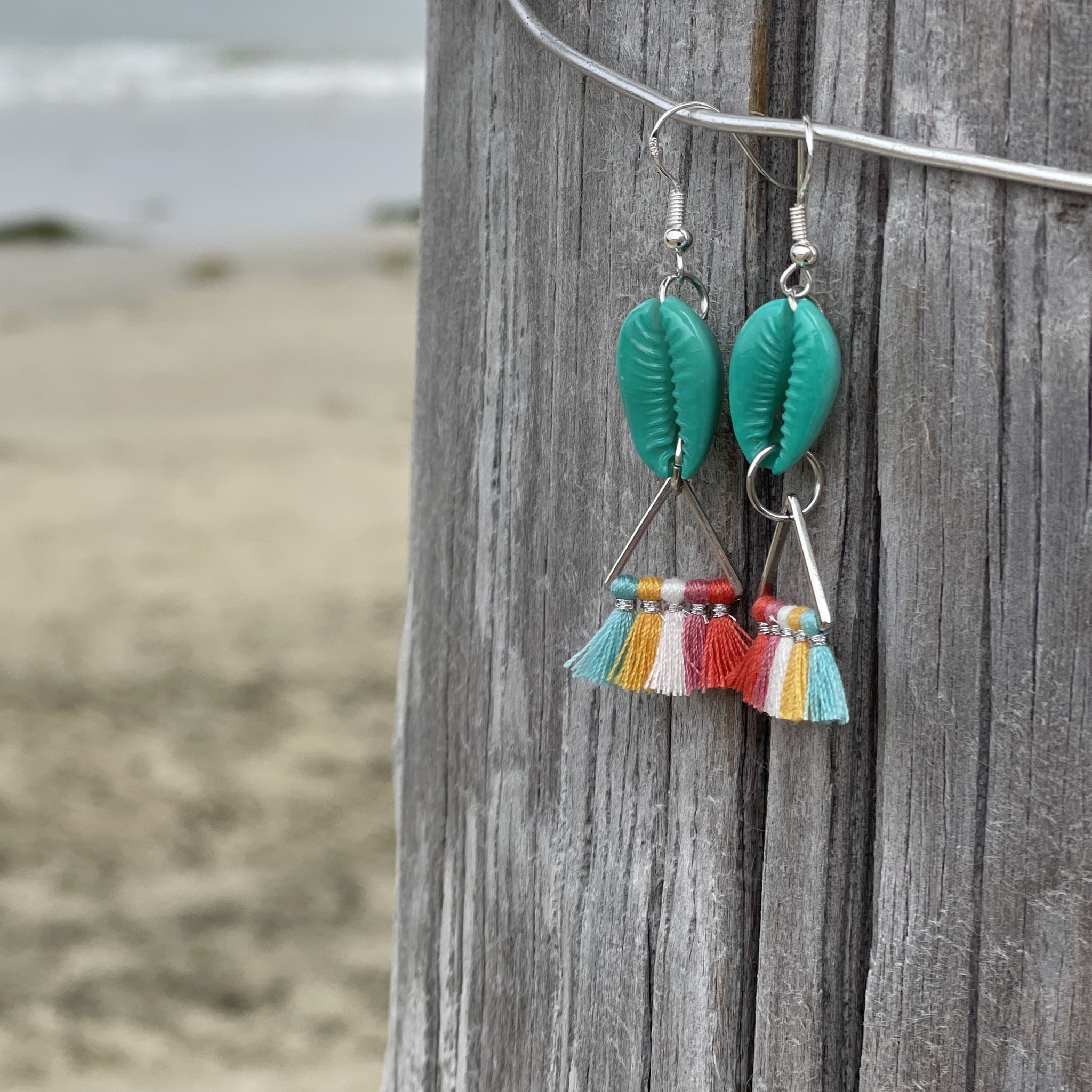 Tropical Fan Earrings